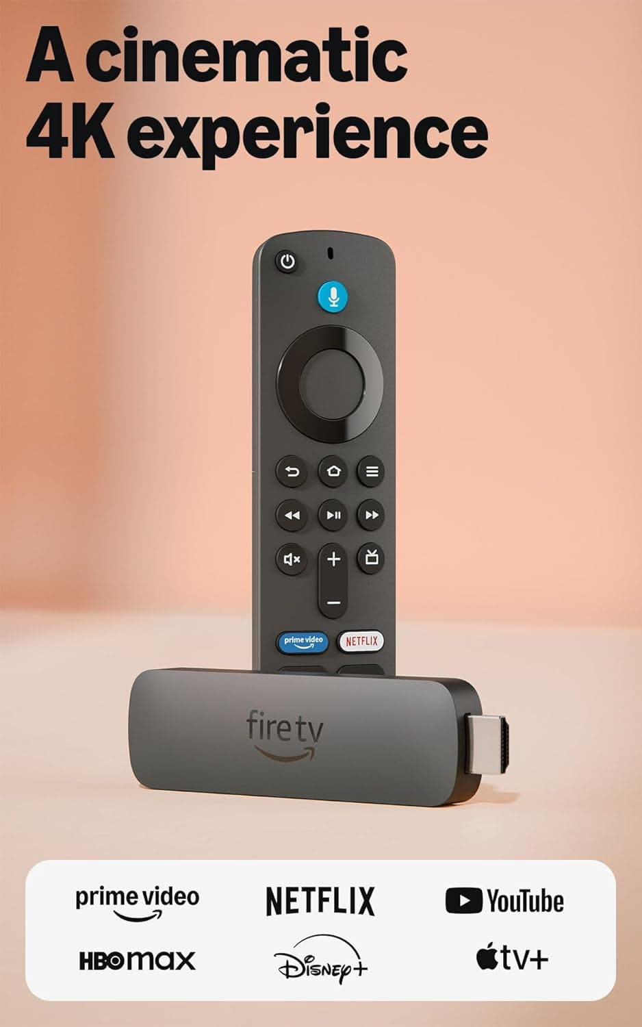 Fire TV Stick 4K (2024) — 4K Streaming with Dolby Vision